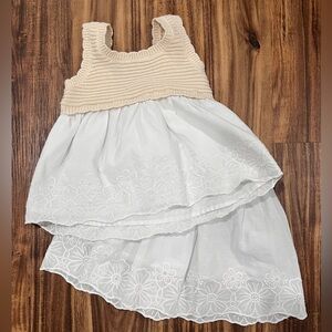 Haute Hippie Cream and White Floral Skirt